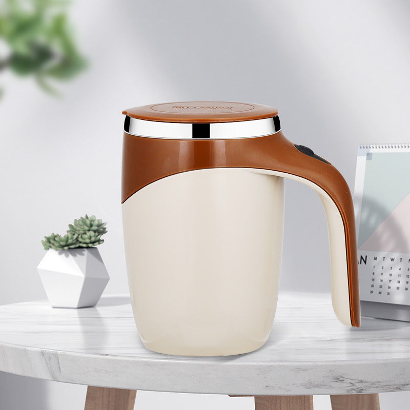 Rechargeable Automatic Stirring Coffee Cup – Magnetic Self-Stirring Mug for Milkshake, Water & Drinks