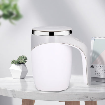 Rechargeable Automatic Stirring Coffee Cup – Magnetic Self-Stirring Mug for Milkshake, Water & Drinks