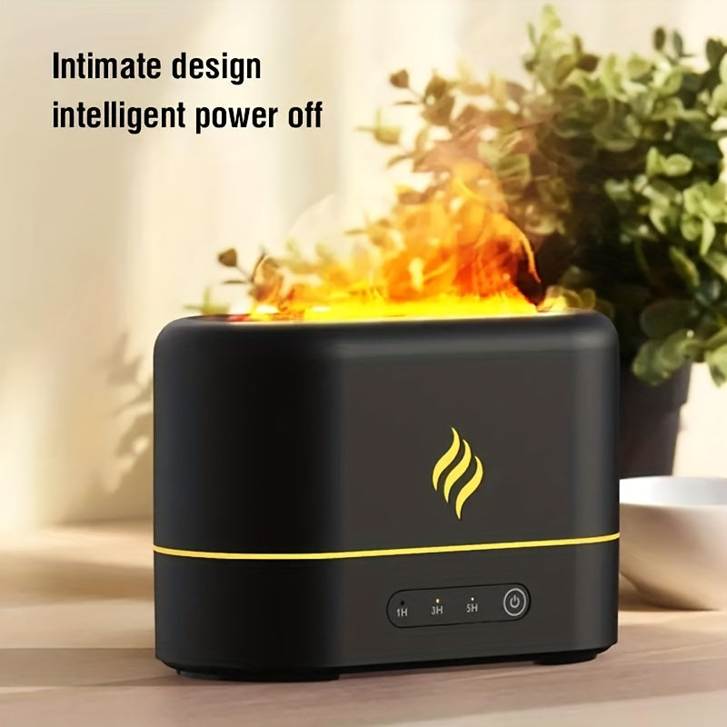 Mini USB Humidifier with Aromatherapy Box – Quiet Operation, Timer & Water Display (8.45oz)