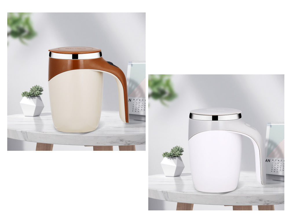 Rechargeable Automatic Stirring Coffee Cup – Magnetic Self-Stirring Mug for Milkshake, Water & Drinks