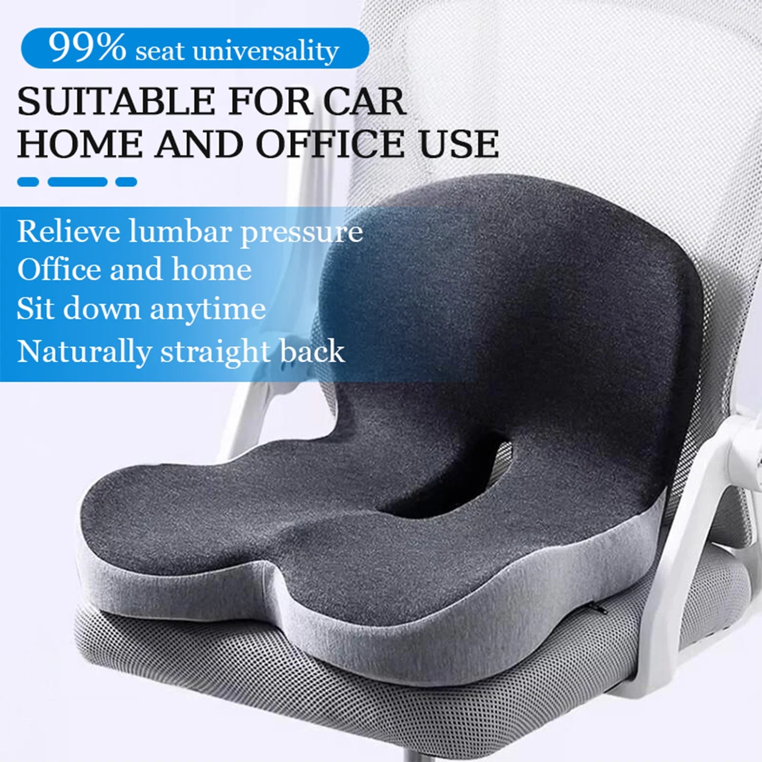 Comfy+ Ergonomic Seat Cushion