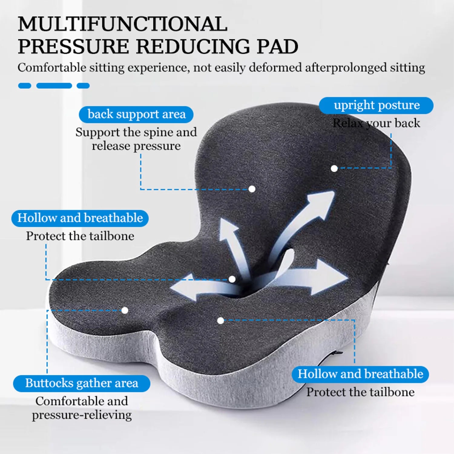 Comfy+ Ergonomic Seat Cushion