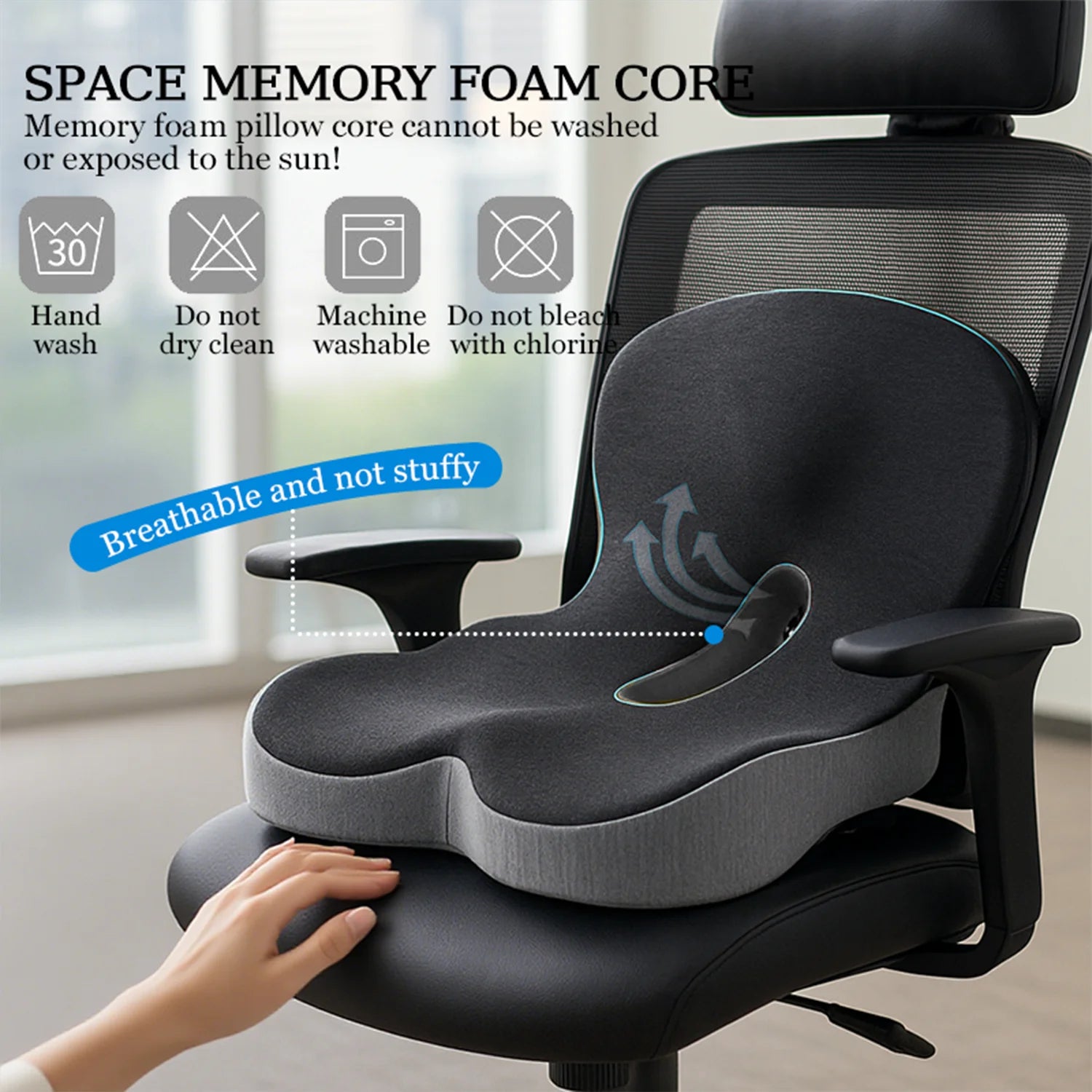 Comfy+ Ergonomic Seat Cushion