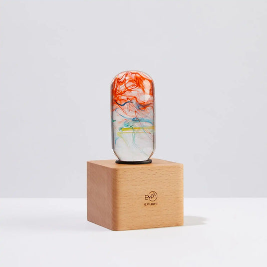 Creative Epoxy Resin Wood LED Night Light – Handmade Multicolor Ocean Lamp for Home Decor & Gifts