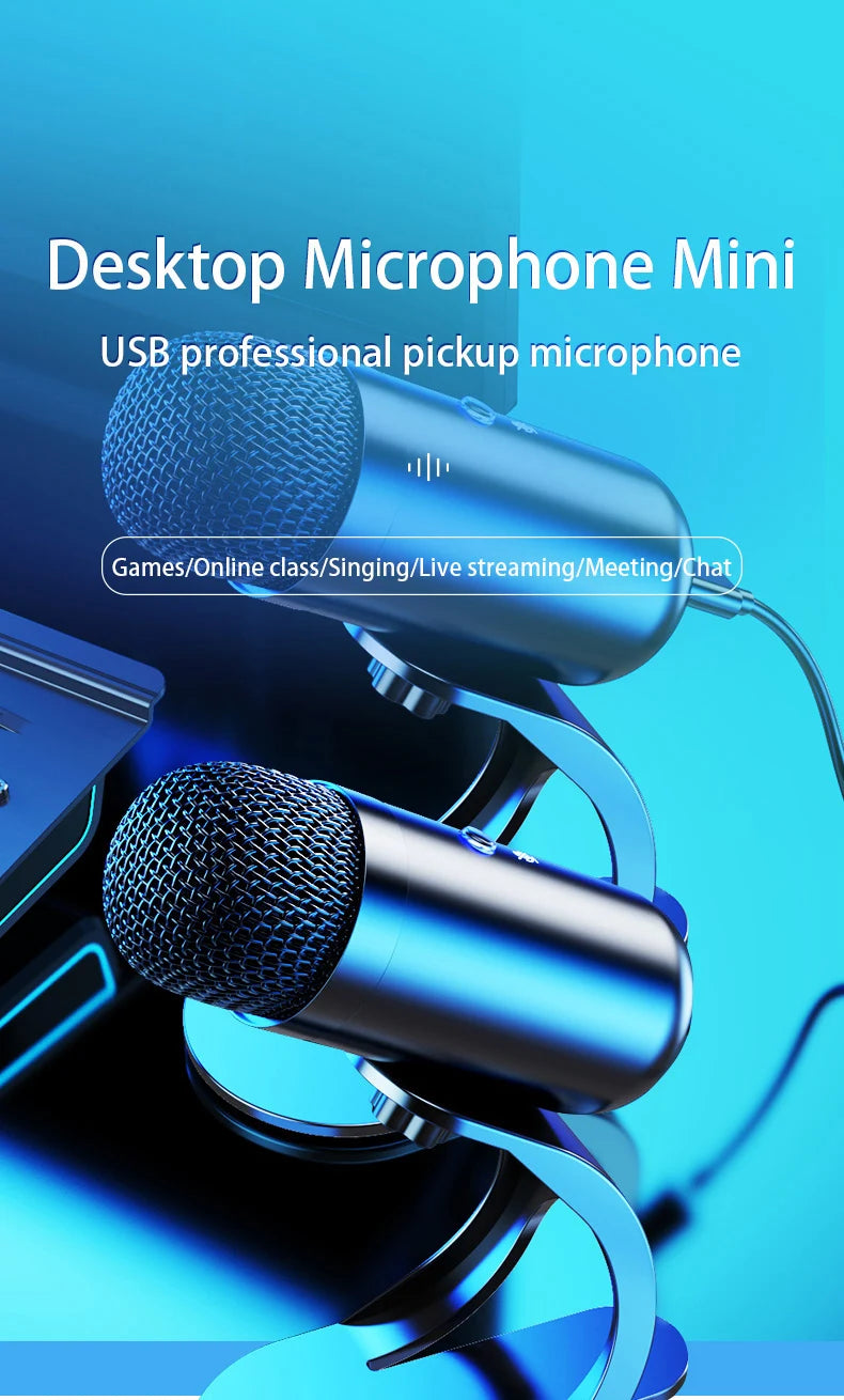 rofessional Wired Condenser Conference Microphone – Gooseneck Desktop High-Quality Mic for Computer & Gaming