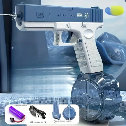 Rechargeable Electric Burst Water Gun – Summer Fun Toy for Kids 5+