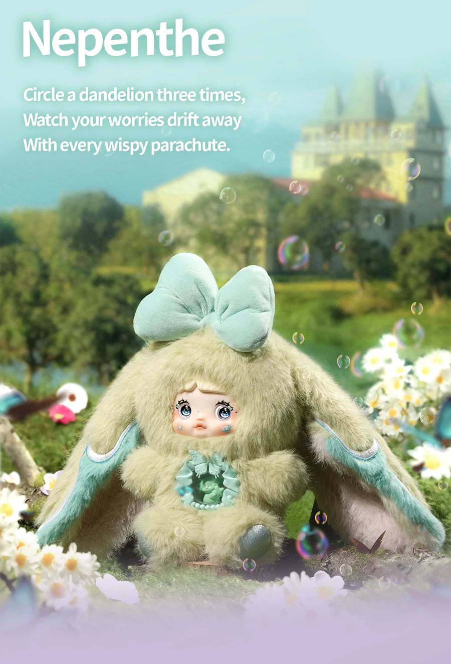 Nommi Fantasy World Series Plush Blind Box Cute V6 Mystery Box Vinyl Face