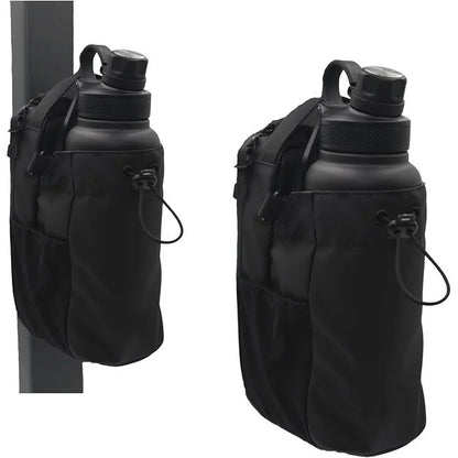 Magnetic Gym Bag Large Capacity Magnetic Carrier Bag With Phone Pocket Portable Gym Water Bottle Pouch Gym Accessories Organizer