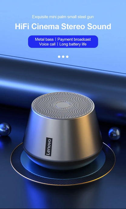 Lenovo K3 Pro Portable Bluetooth Speaker – Wireless Stereo Surround Loudspeaker for Music & Audio