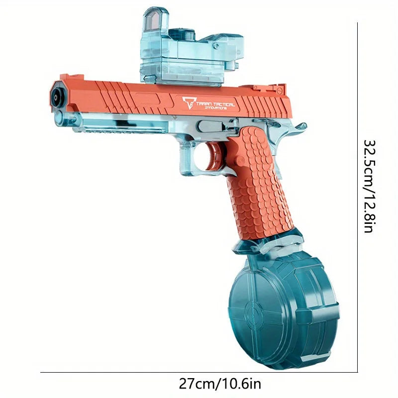 Electric Water Gun – Automatic Squirt Gun with 434CC Large Capacity & 32FT Powerful Spray