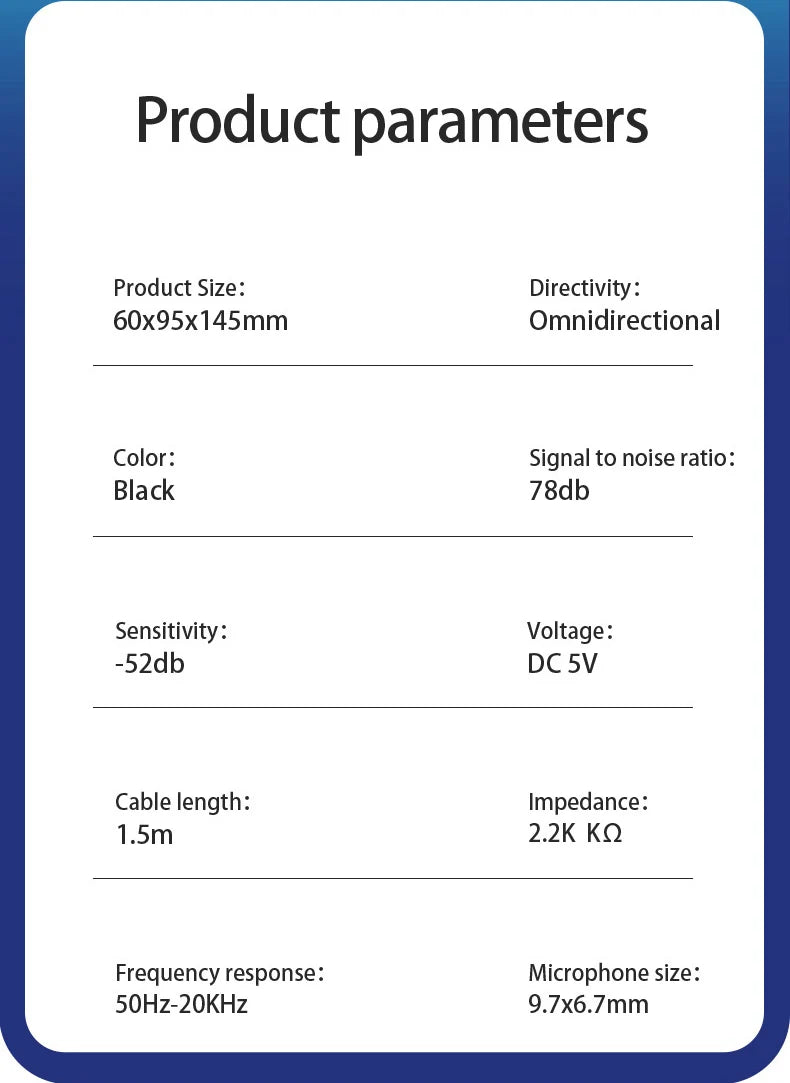 rofessional Wired Condenser Conference Microphone – Gooseneck Desktop High-Quality Mic for Computer & Gaming