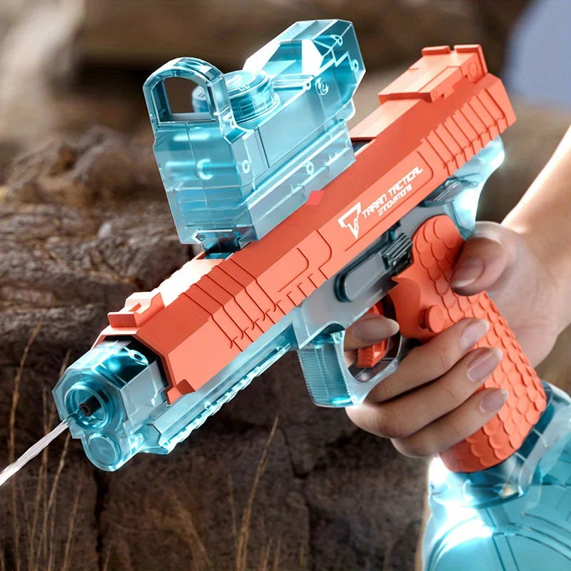 Electric Water Gun – Automatic Squirt Gun with 434CC Large Capacity & 32FT Powerful Spray