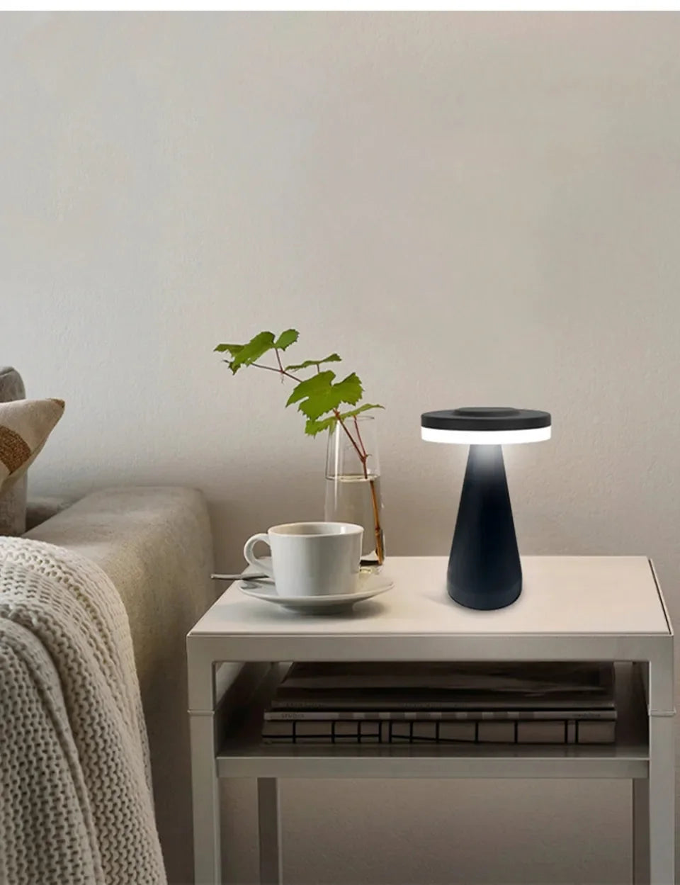 USB Rechargeable Touch Table Lamp – Portable Study, Bedroom & Night Light