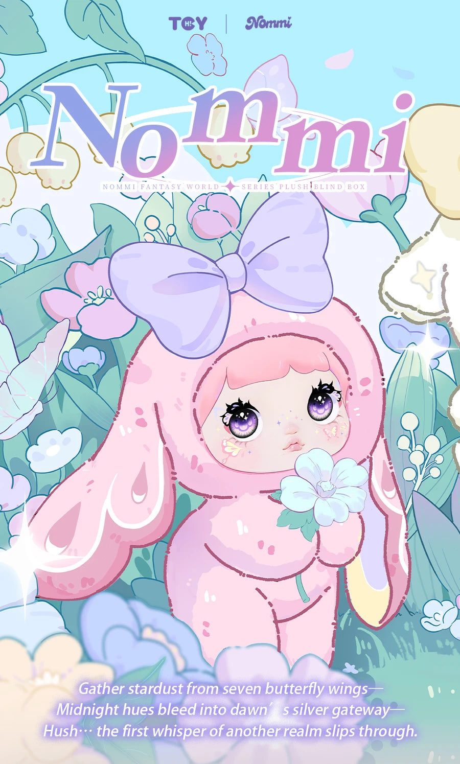 Nommi Fantasy World Series Plush Blind Box Cute V6 Mystery Box Vinyl Face