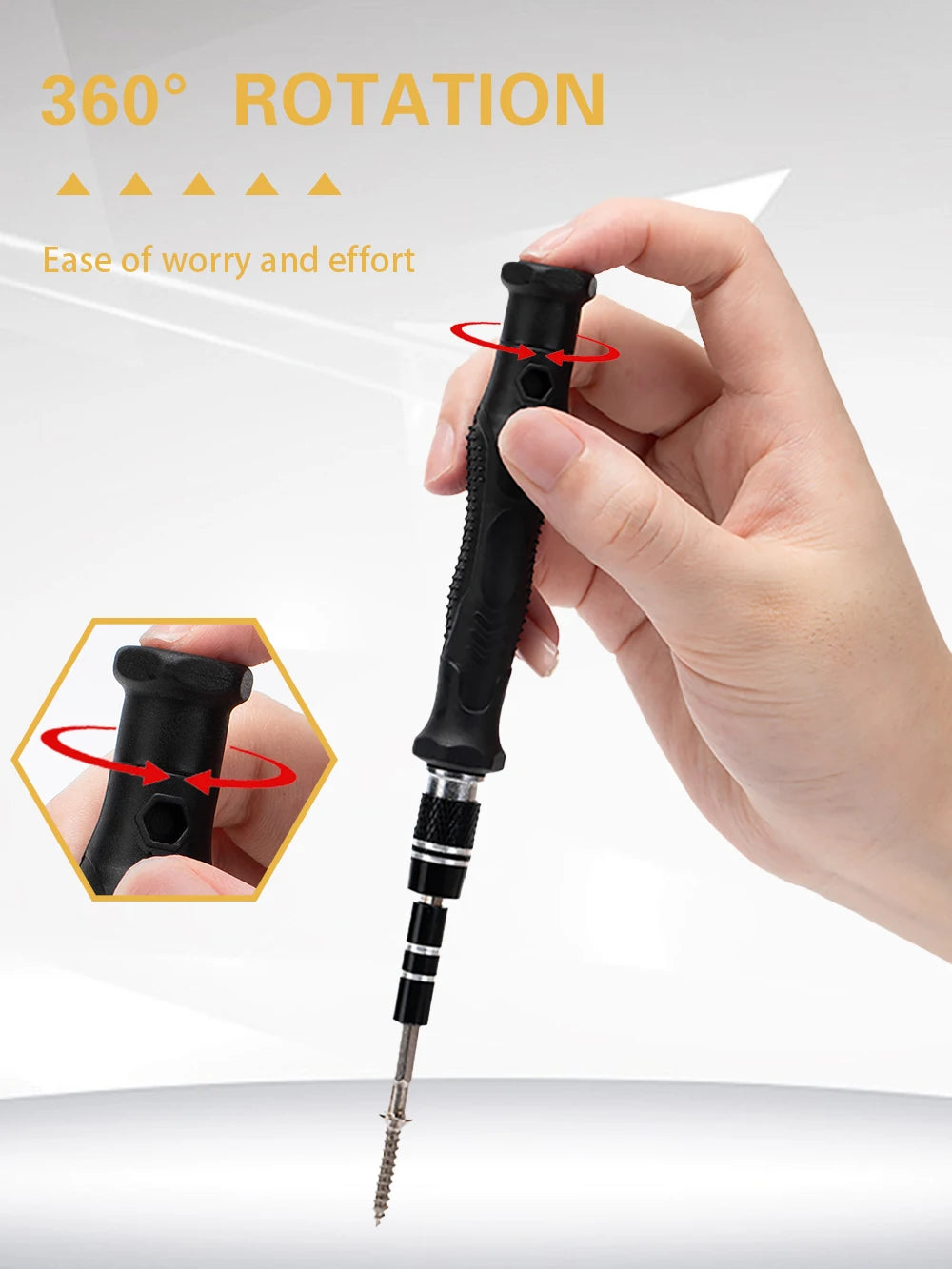 Galacok 117 in 1 Precision Screwdriver Set with 98 Magnetic Bits Multi-Function Repair Tool Kit for IPhone Glasses Laptop Camera