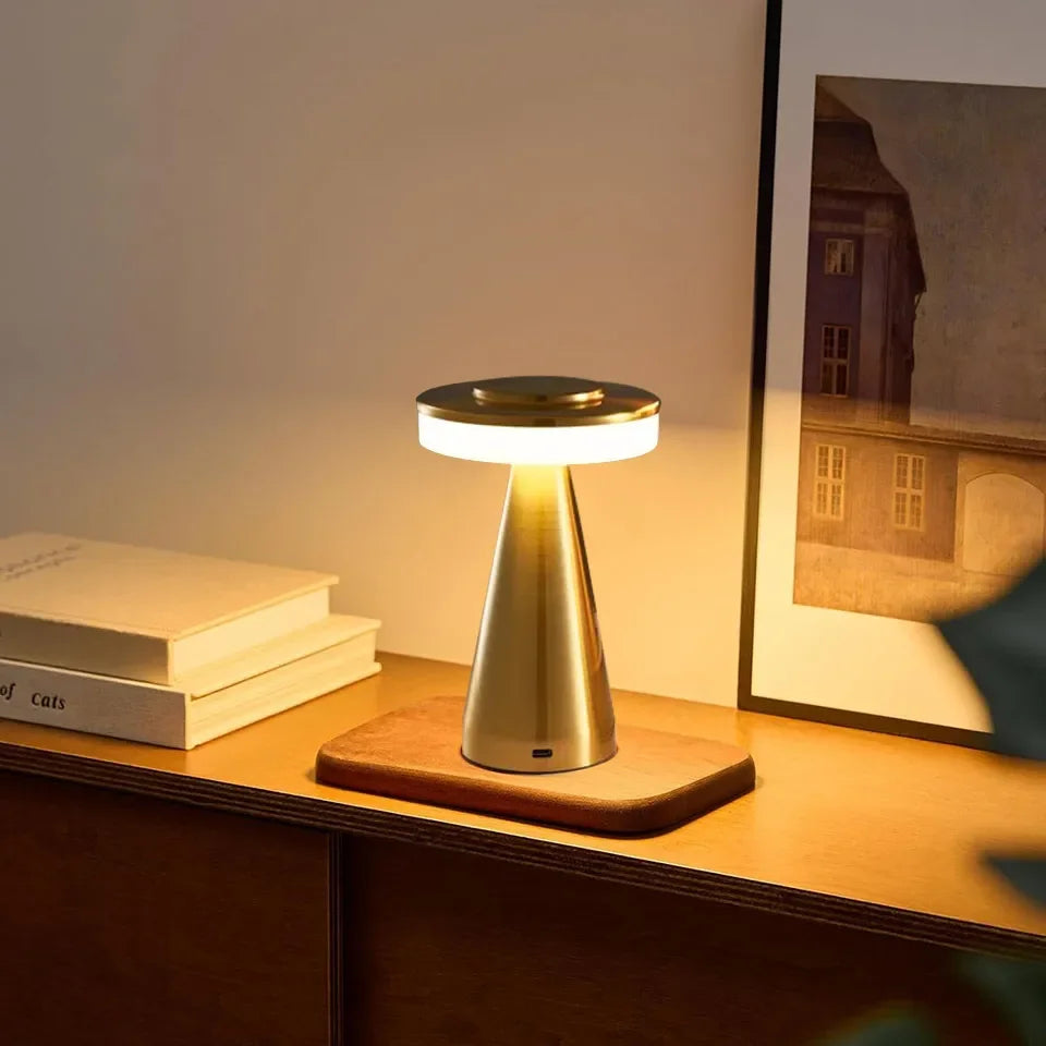 USB Rechargeable Touch Table Lamp – Portable Study, Bedroom & Night Light