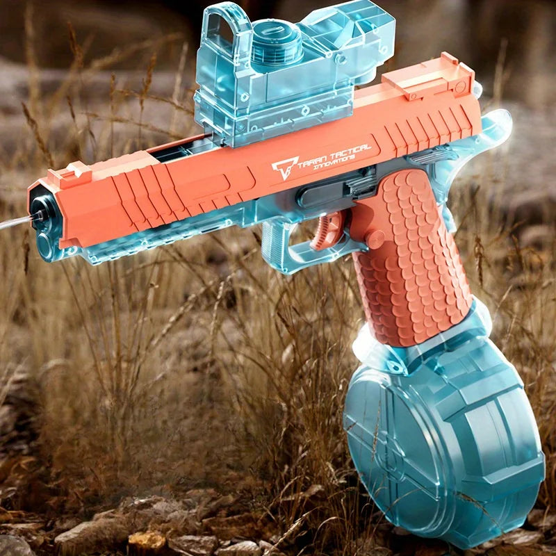 Electric Water Gun – Automatic Squirt Gun with 434CC Large Capacity & 32FT Powerful Spray