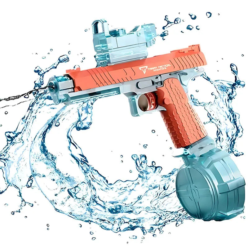 Electric Water Gun – Automatic Squirt Gun with 434CC Large Capacity & 32FT Powerful Spray