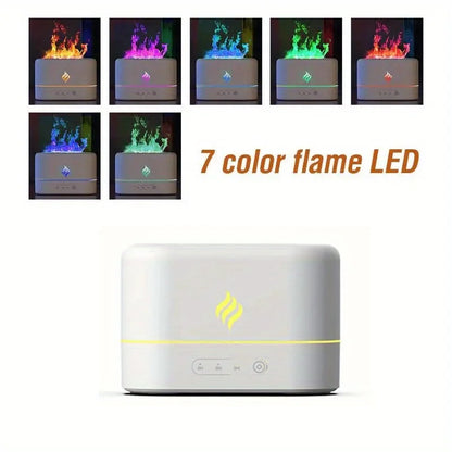 Mini USB Humidifier with Aromatherapy Box – Quiet Operation, Timer & Water Display (8.45oz)