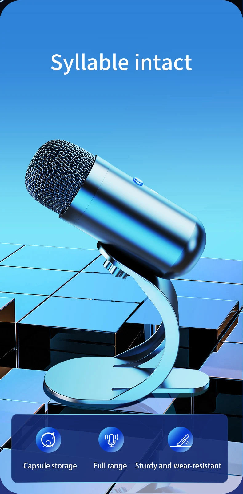 rofessional Wired Condenser Conference Microphone – Gooseneck Desktop High-Quality Mic for Computer & Gaming