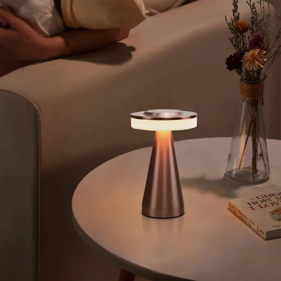 USB Rechargeable Touch Table Lamp – Portable Study, Bedroom & Night Light