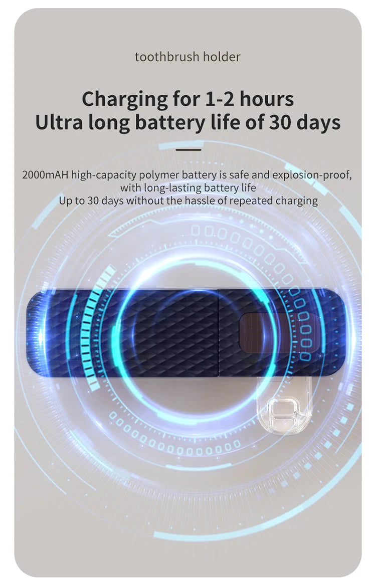 Smart Toothbrush Rack Wall Mounted – 3-Slot Holder with Toothpaste Dispenser & Intelligent Drying