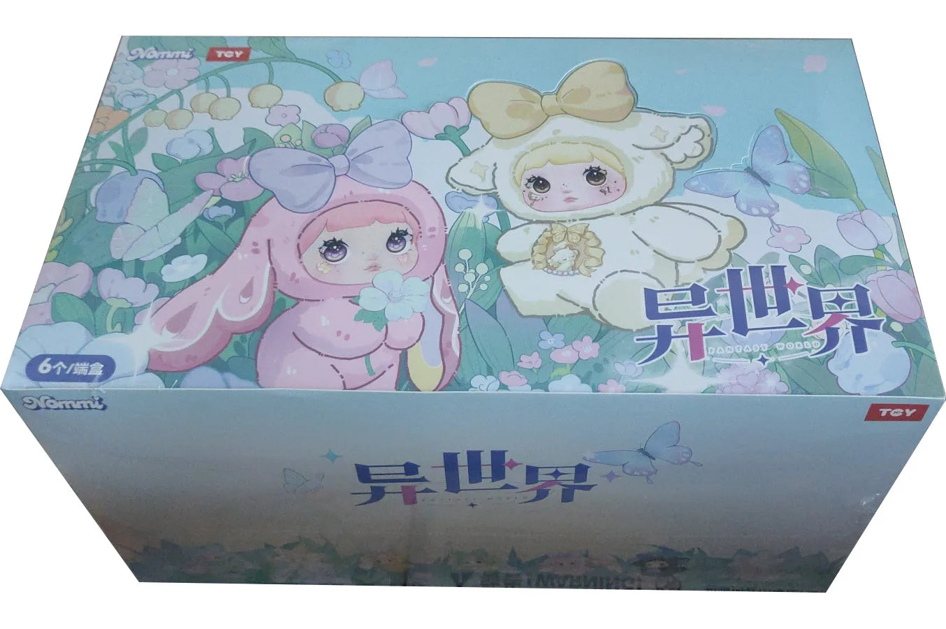 Nommi Fantasy World Series Plush Blind Box Cute V6 Mystery Box Vinyl Face