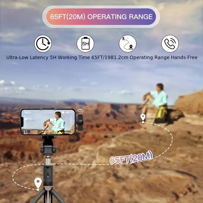 Wireless Lavalier Microphone with Windproof Cover – Mini Mic for iPhone & Android Video Recording