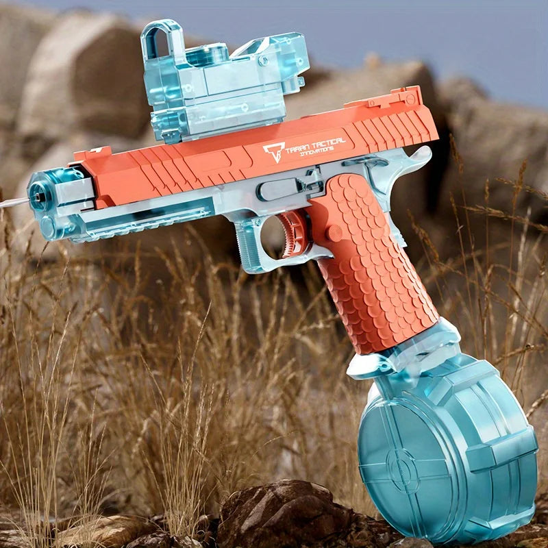 Electric Water Gun – Automatic Squirt Gun with 434CC Large Capacity & 32FT Powerful Spray